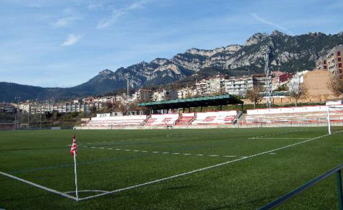 Camp de futbol de Berga (arxiu).
