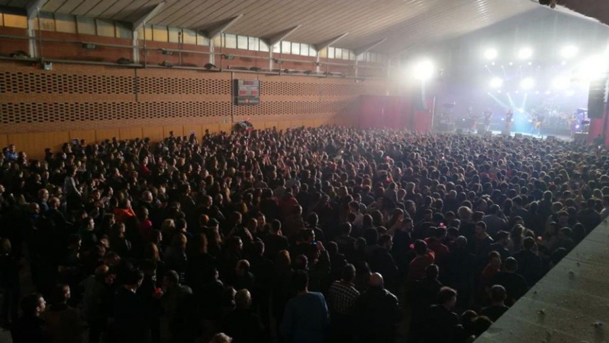 Concert de Txarango al Pavelló de Sant Jordi l'any passat.