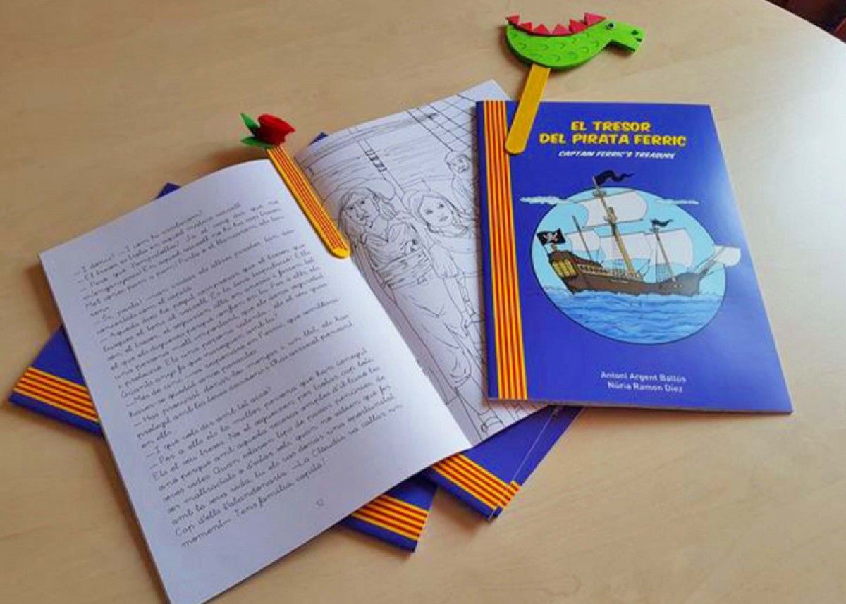 El llibre que es repartirà enguany porta per títol 'El tresor del Pirata Ferric'.