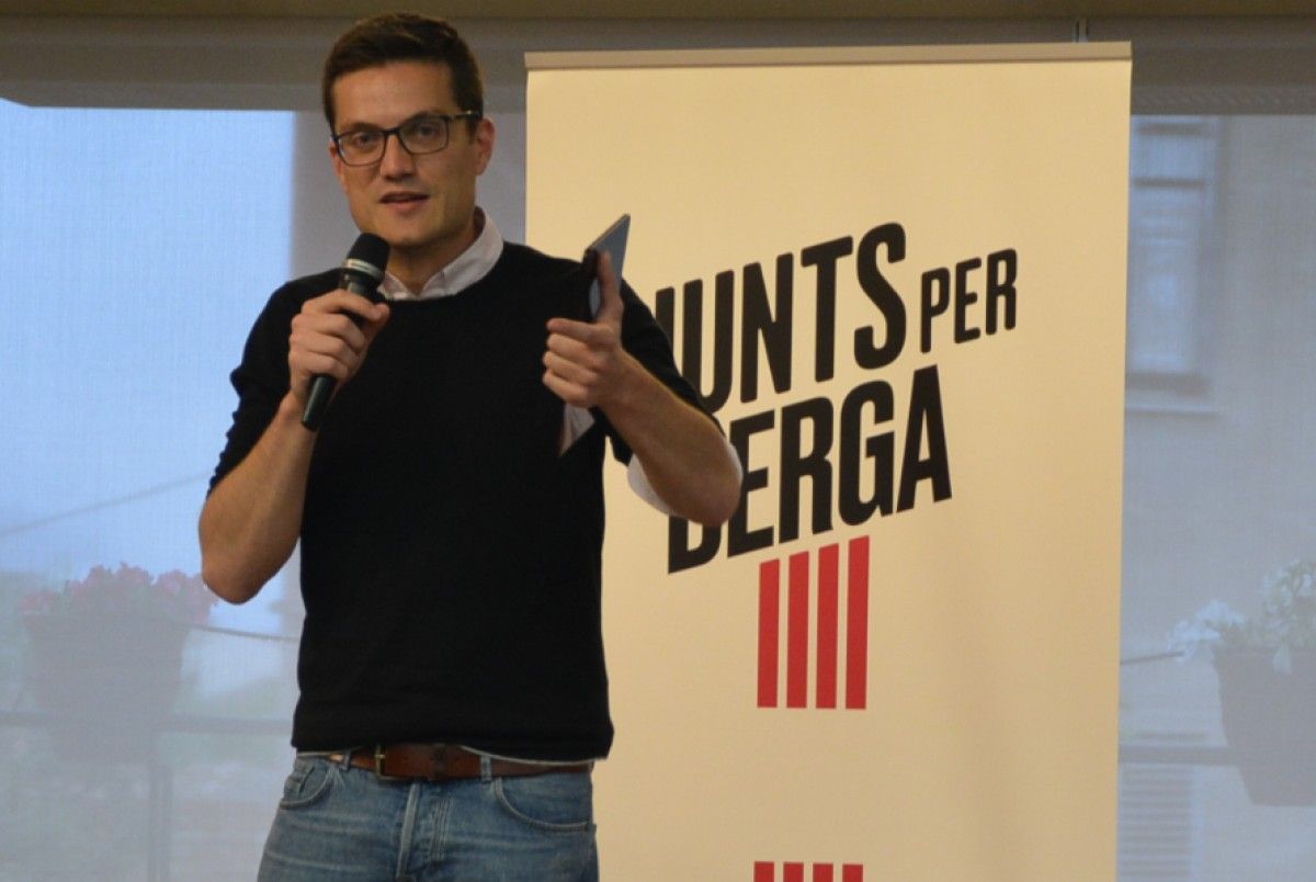 Jordi Sabata, fins ara líder de Junts per Berga i que va ser el candidat de la formació a les municipals (arxiu).