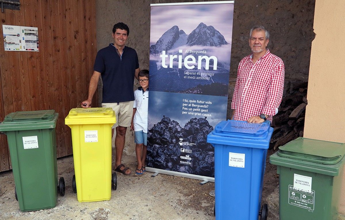 Roda de premsa de presentació de la nova campanya del CCBerguedà per millorar la recollida de residus a les cases rurals. 