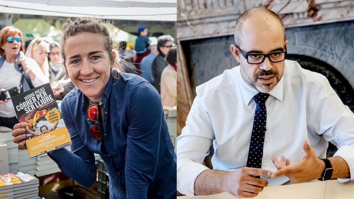 Dos dels nous diputats, Núria Picas i Miquel Buch.