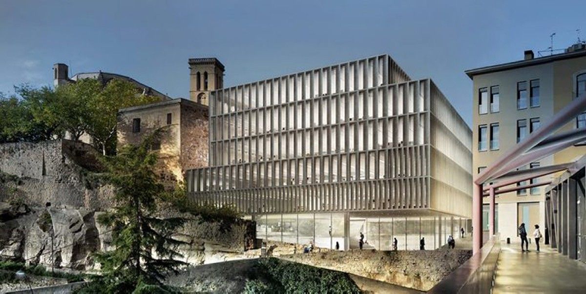 Simulació de l'aspecte que tindrà l'edifici de la Generalitat als antics jutjats