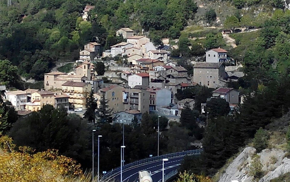 Imatge del poble de Cercs.