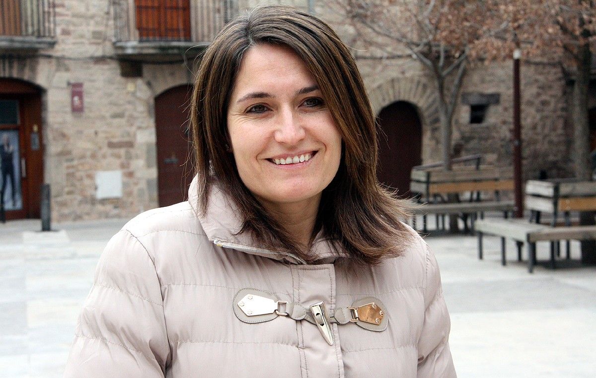 Laura Vilagrà, en una imatge d'arxiu, a Santpedor
