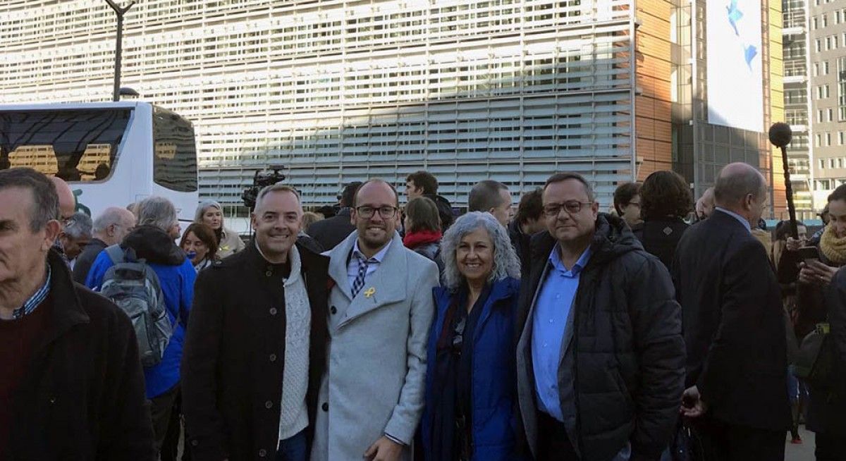 Alcaldes del Berguedà a Brussel·les. 
