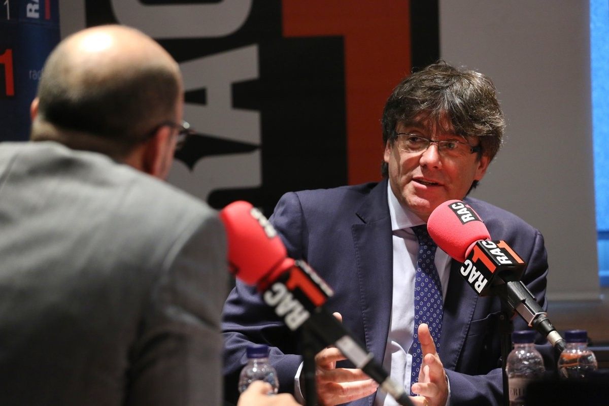 Carles Puigdemont, entrevistat a RAC1