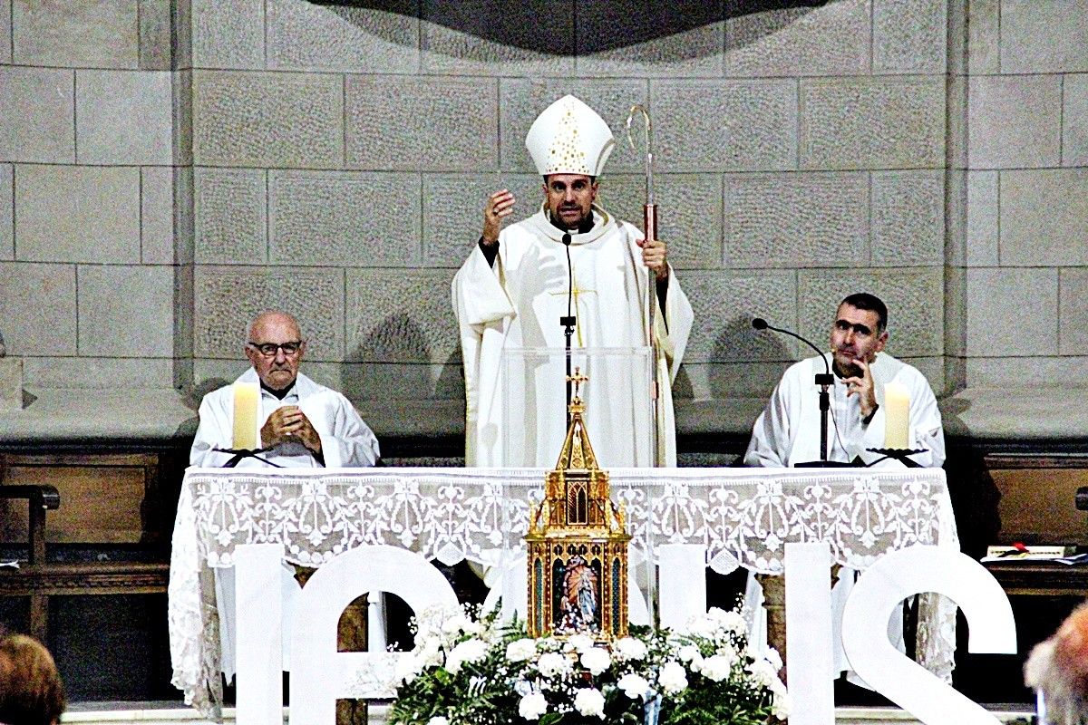 El Bisbe de Solsona, en una recent celebració religiosa.