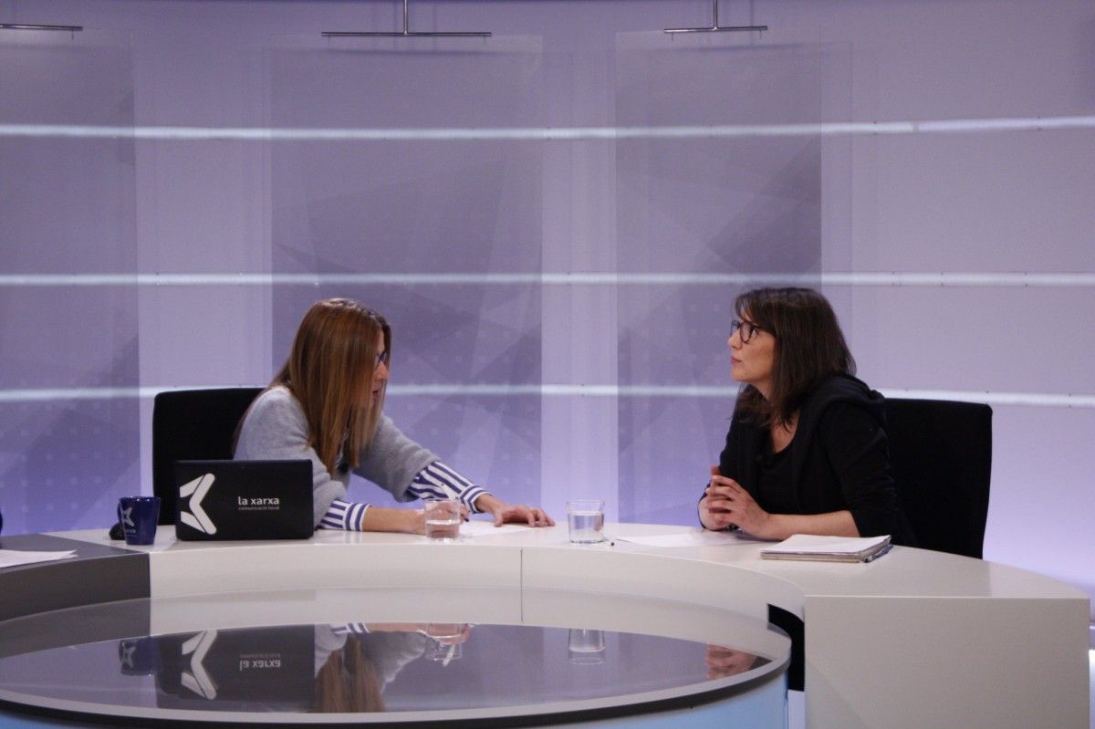 Entrevista a Montse Venturós, aquest dimarts a La Xarxa. 