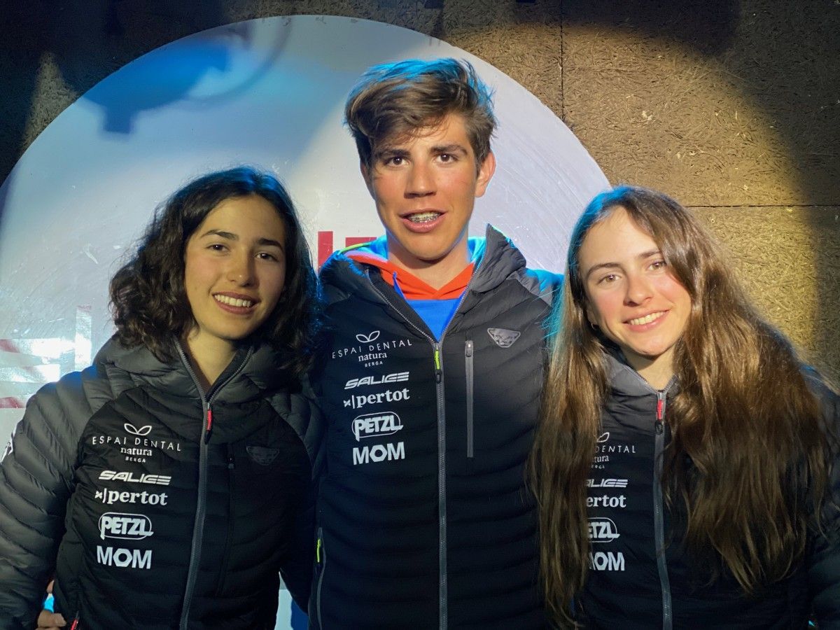 Ares Torra, Ot Ferrer i Maria Costa, els tres olímpics dels Mountain Runners del Berguedà.