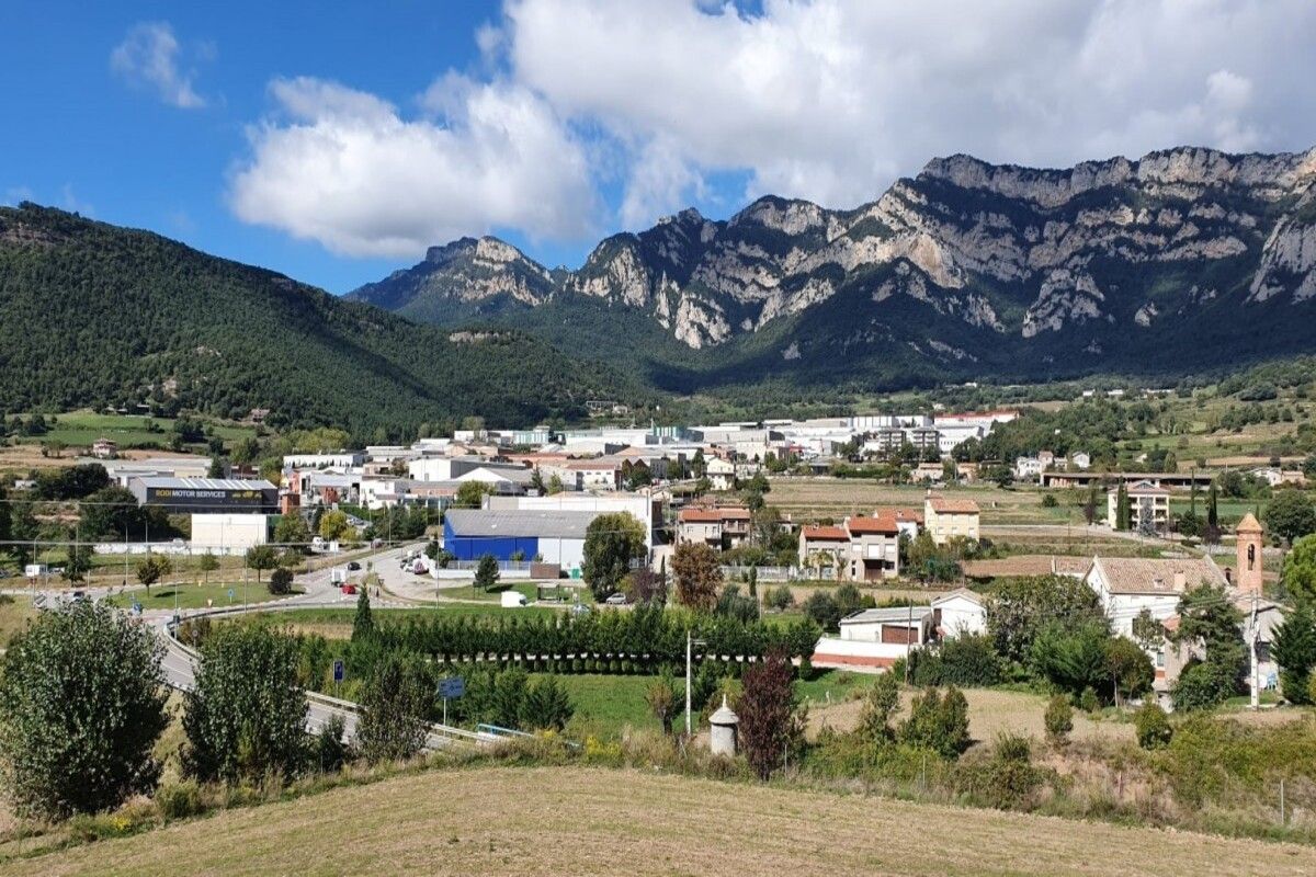 Foto panoràmica del polígon industrial de la Valldan