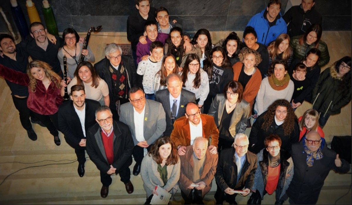 Assistents i premiats en els primers Premis de la Cultura del Berguedà. 