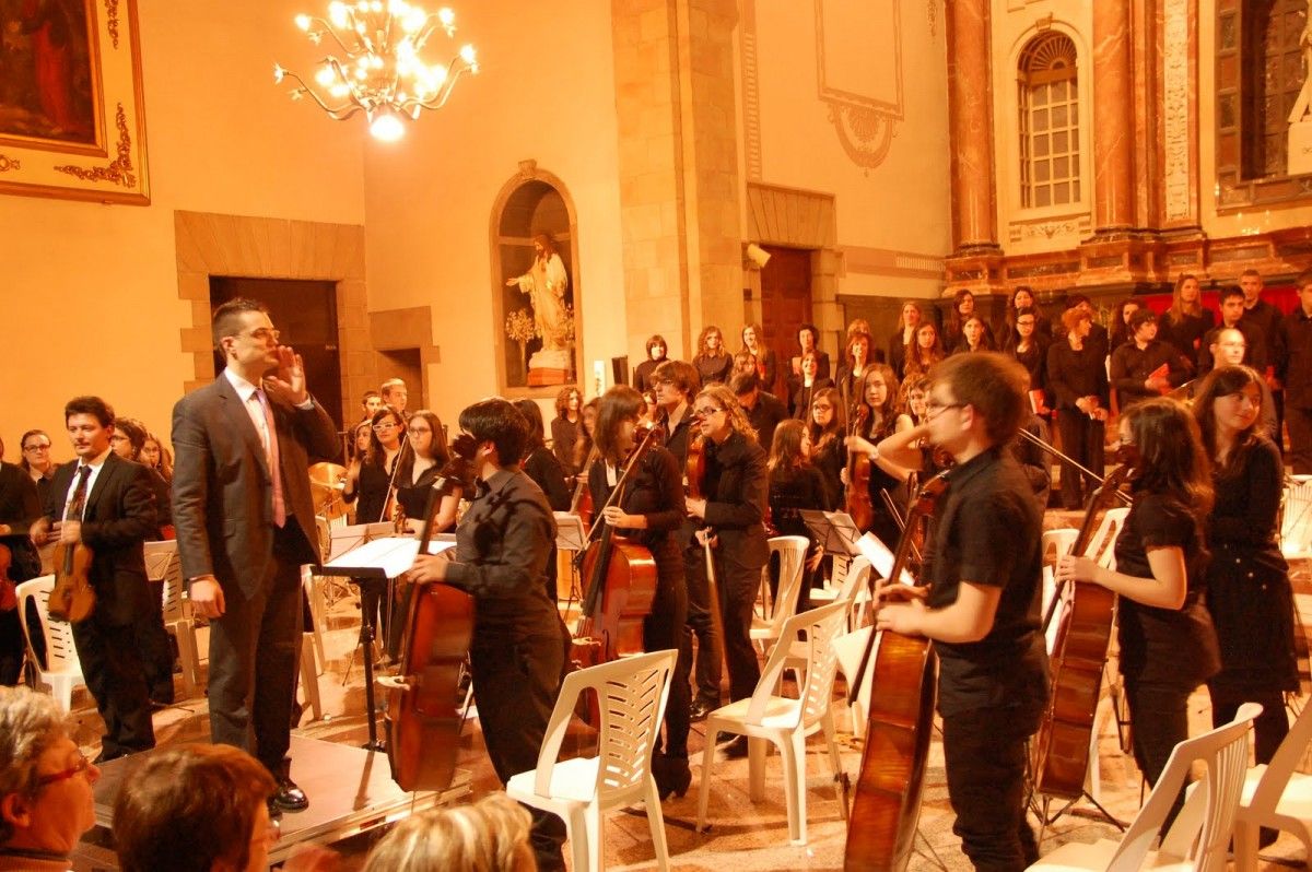 Imatge del tradicional Concert de Setmana Santa de Berga.