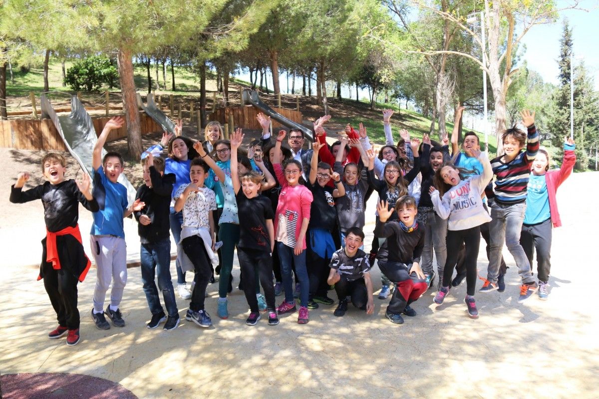 El Consell d'Infants de Gironella ha visitat el Parc d'Europa de Martorell.