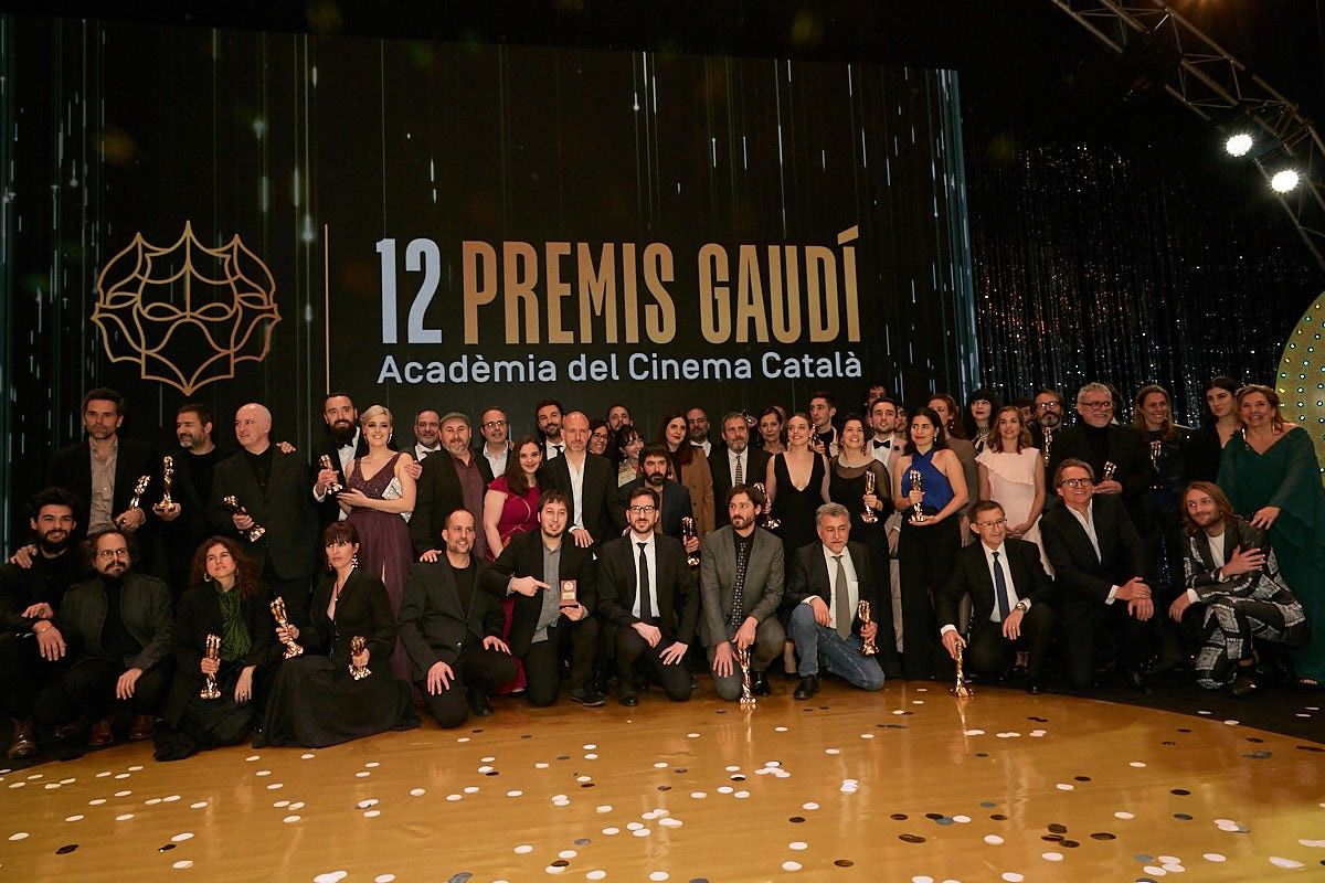 Tots els guardonats de la 12a cerimònia dels Premis Gaudí.