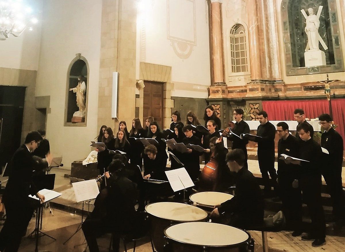 Concert de Setmana Santa de l'Escola Municipal de Música de Berga.