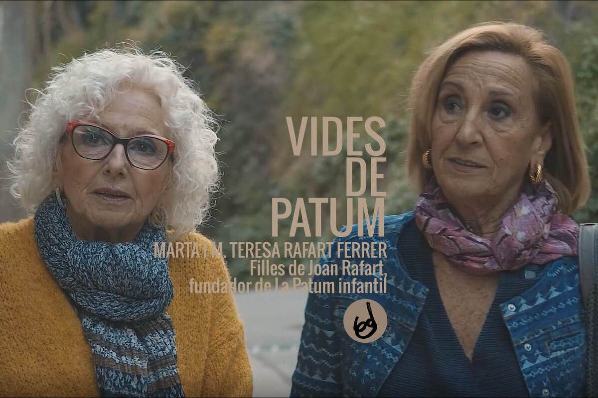 Marta i M.Teresa Rafart en un fotograma del reportatge