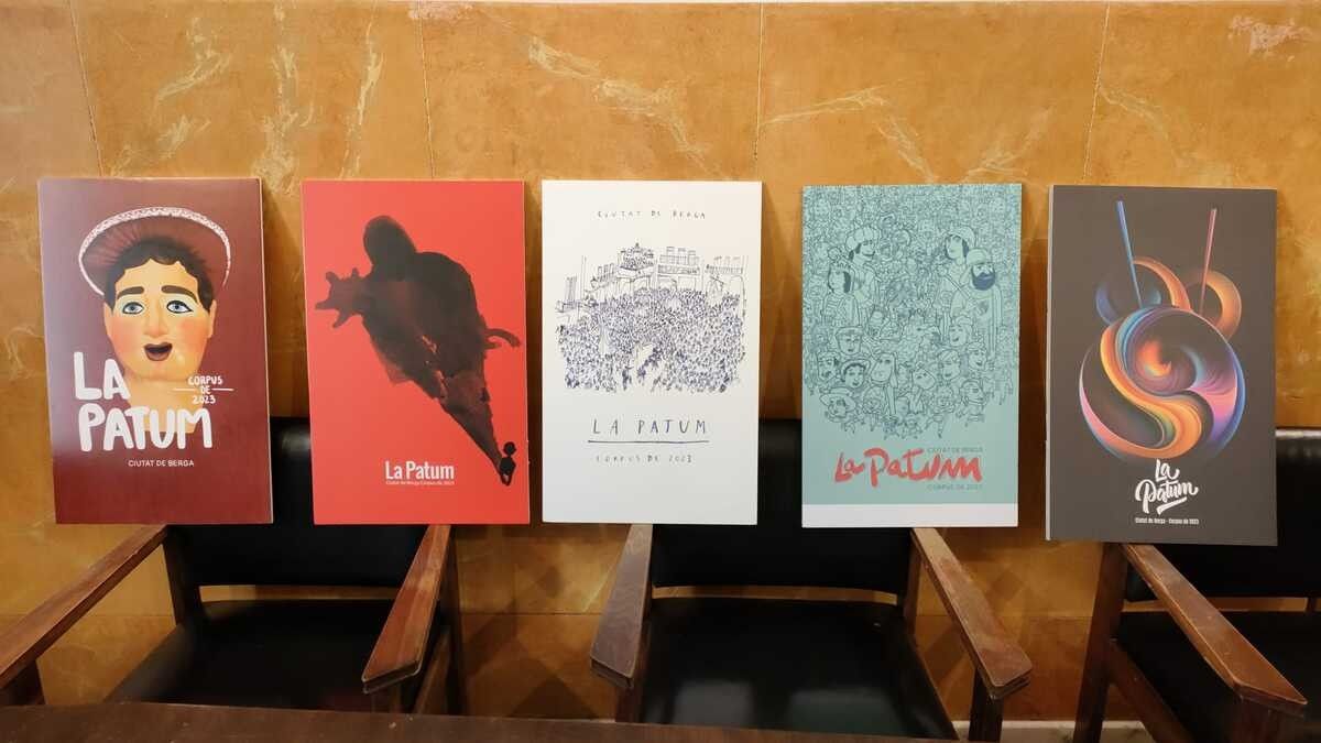 Els cartells finalistes en el 47è Concurs de Cartells de La Patum 