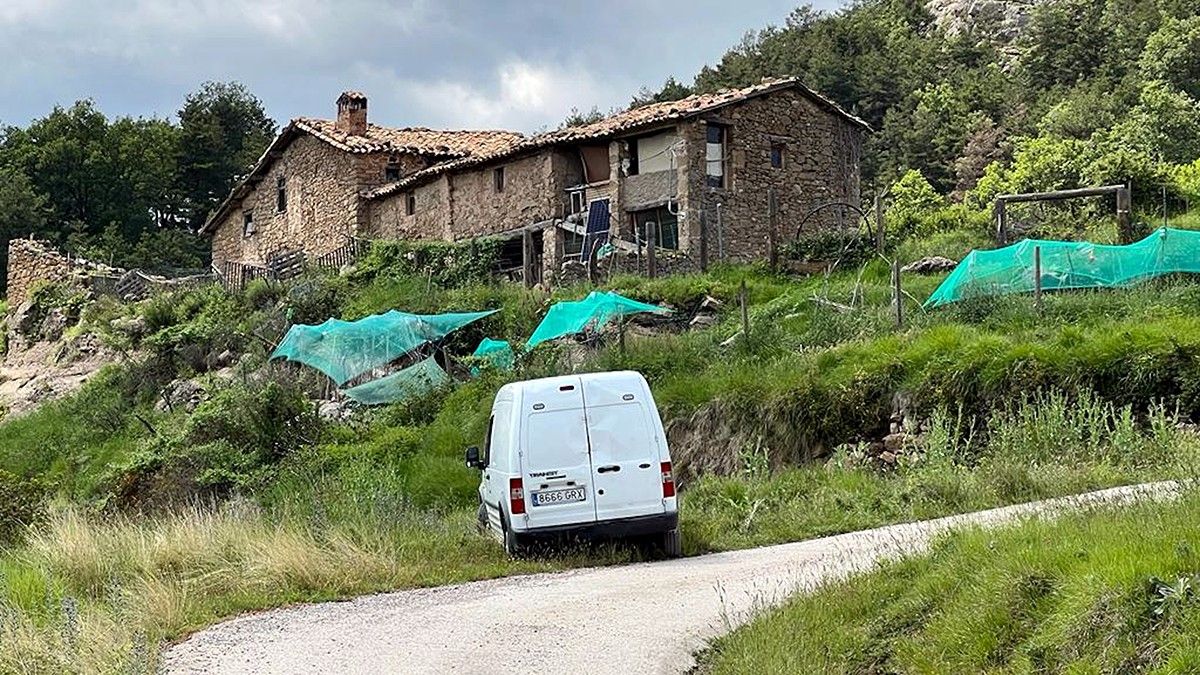 El mas on van tenir lloc els fets, el passat 14 de juny