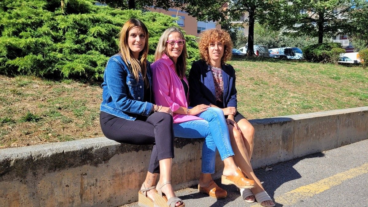Jennifer Díaz, Anna Romera i Neus Piniella, membres de l'ACEB Suma