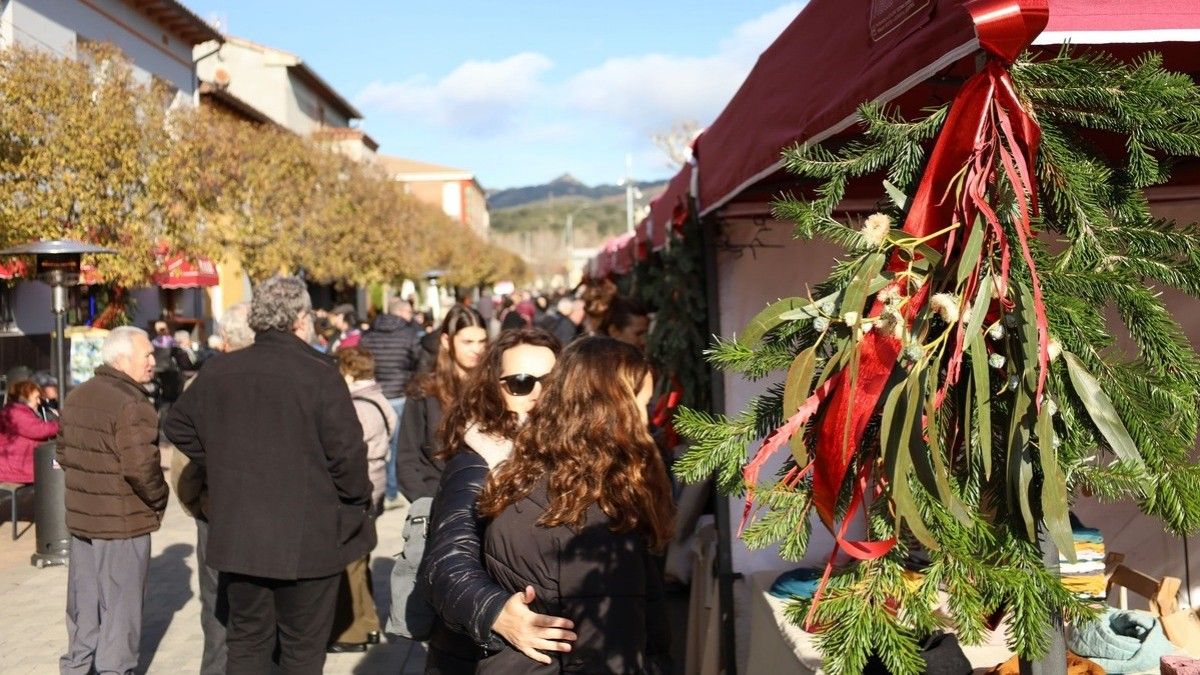 Una edició passada del Mercat de Nadal de Cal Rosal