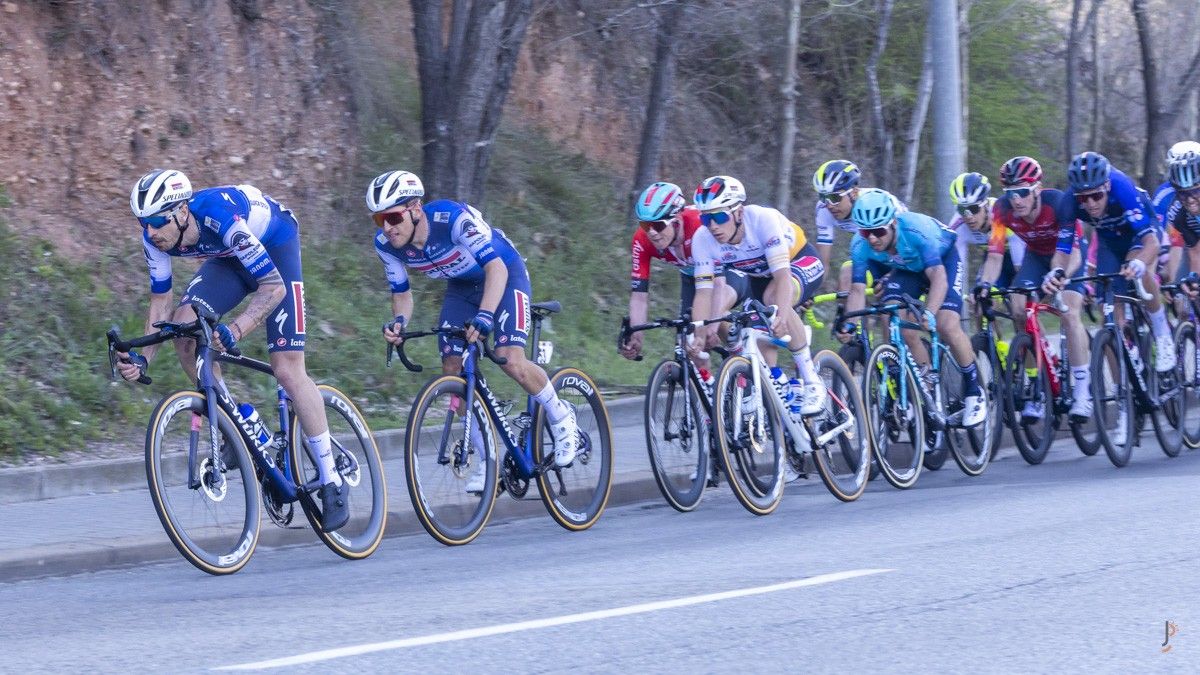 Imatge de la quarta etapa de la Volta Ciclista a Catalunya, el 2023