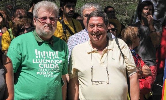 El metge i activista polític berguedà Lluís Ballús a l'Aplec del Pi de les Tres Branques