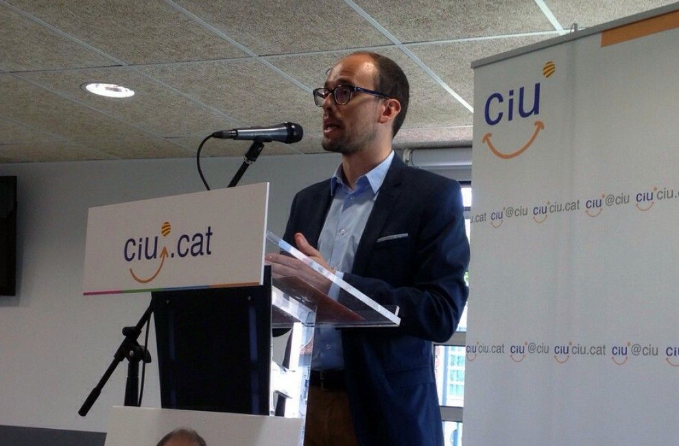 El candidat de CiU a l'alcaldia de Gironella, David Font