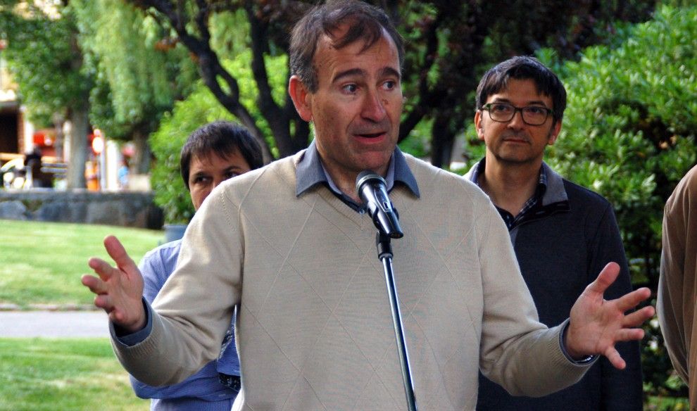 El candidat de CiU a l'alcaldia de Berga, Antoni Biarnés