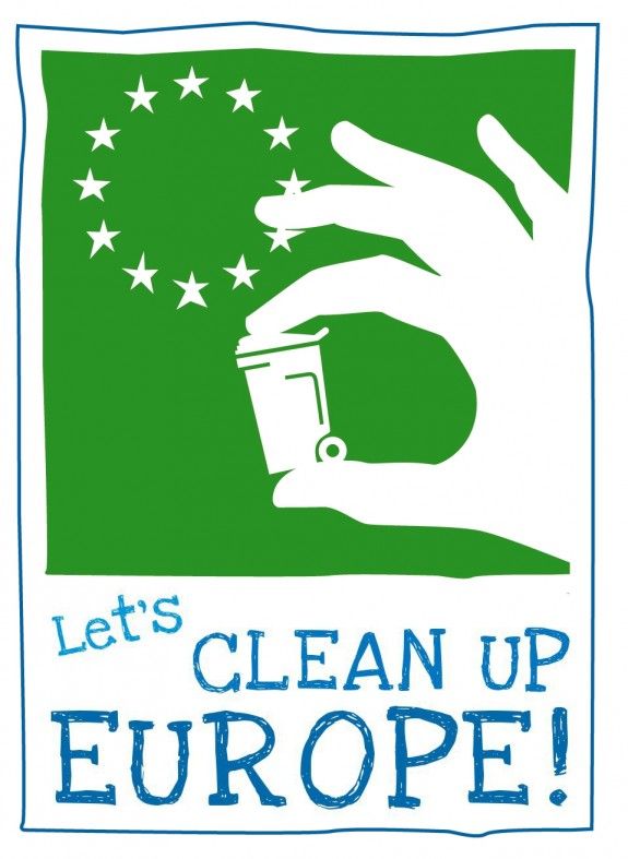 Logotip del Let's Clean Europe d'enguany.