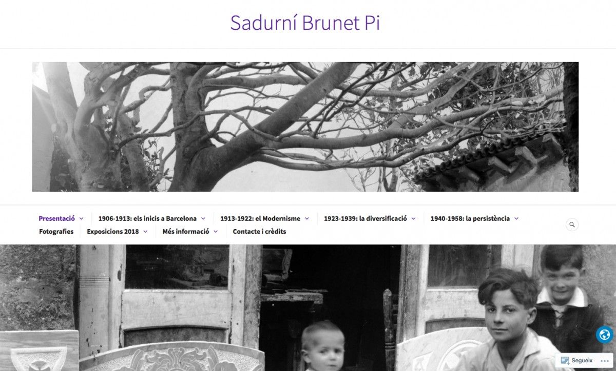 L'espai web dedicat a l'artesà Sadurní Brunet ja és accessible a sadurnibrunet.com.
