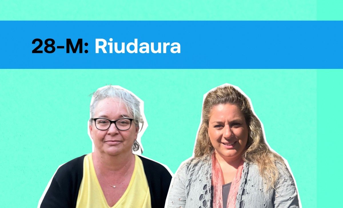 Blanca Roca de Riudaura Plural i Anna Vegas de Som Riudaura són les dues candidates del municipi