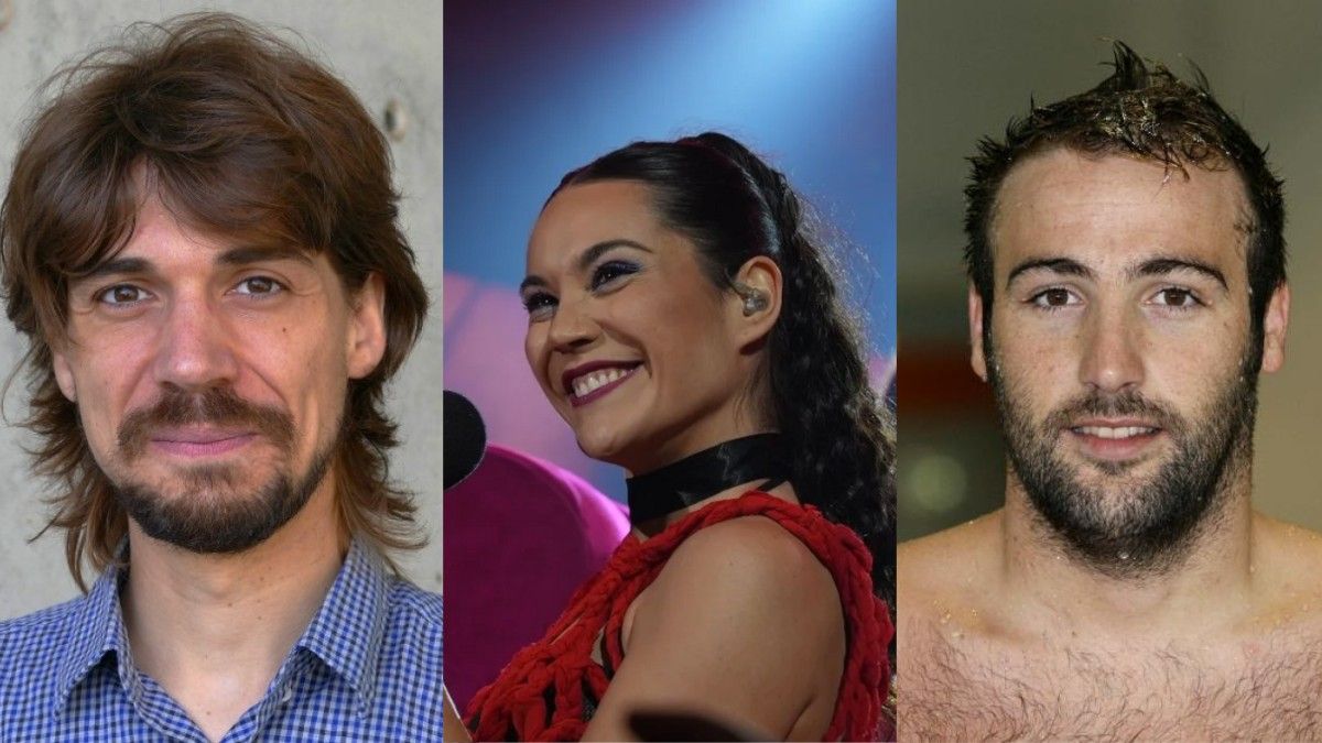 Els tres finalistes: Güell, López i Mallarach 