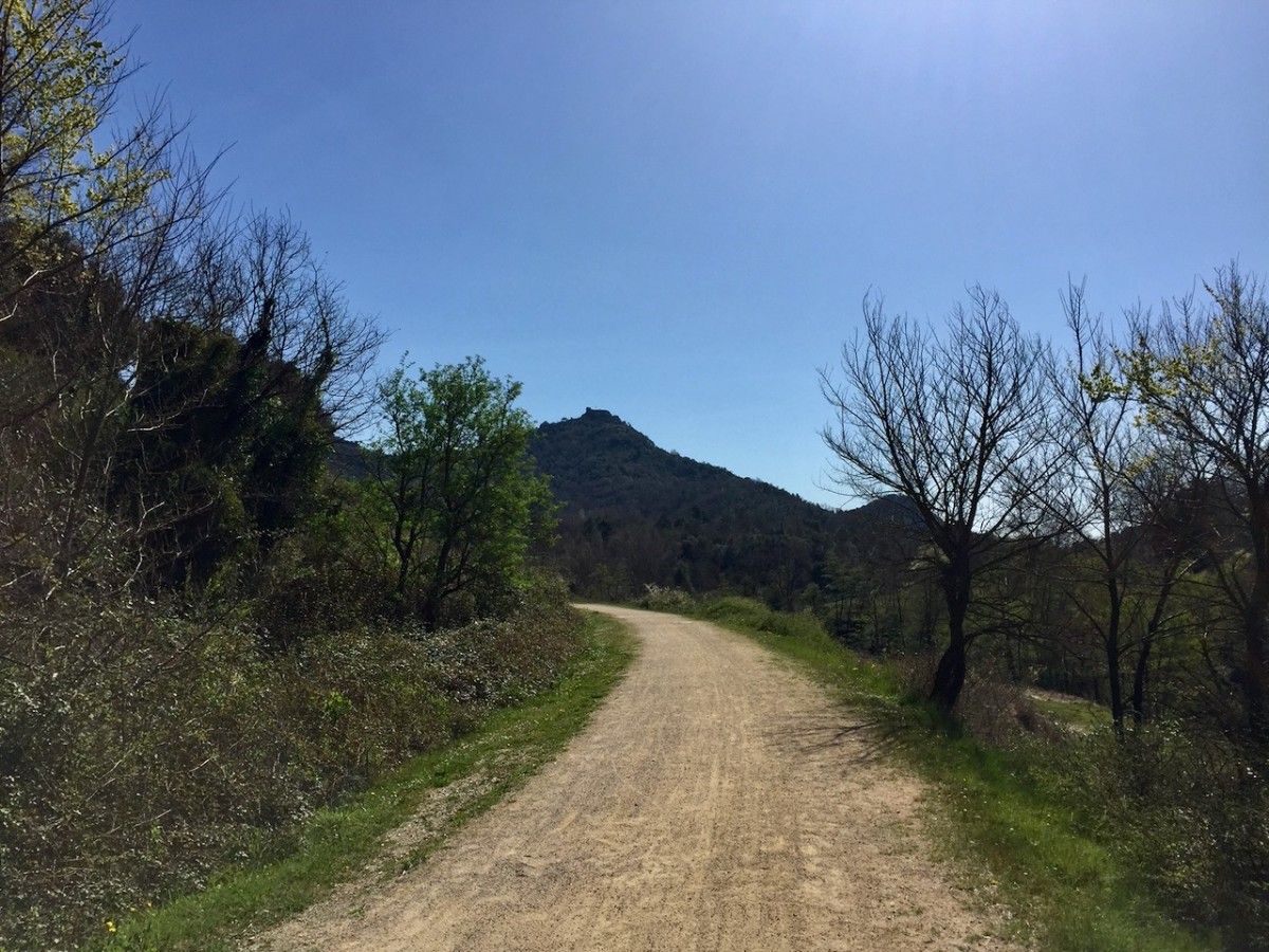 Un camí de muntanya a prop de Sant Feliu de Pallerols, a la Garrotxa.