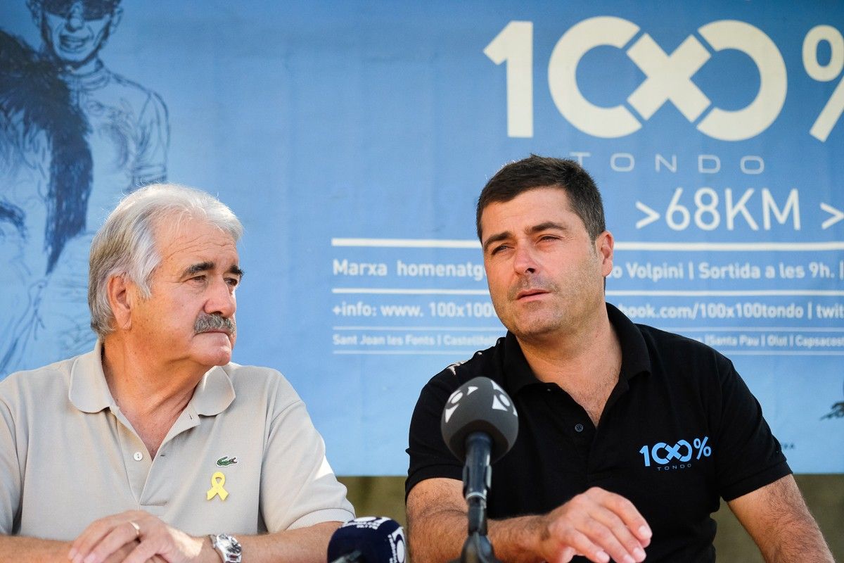 Joan Espona i Carles Torrent han presentat la sisena edició de la 100% Tondo.
