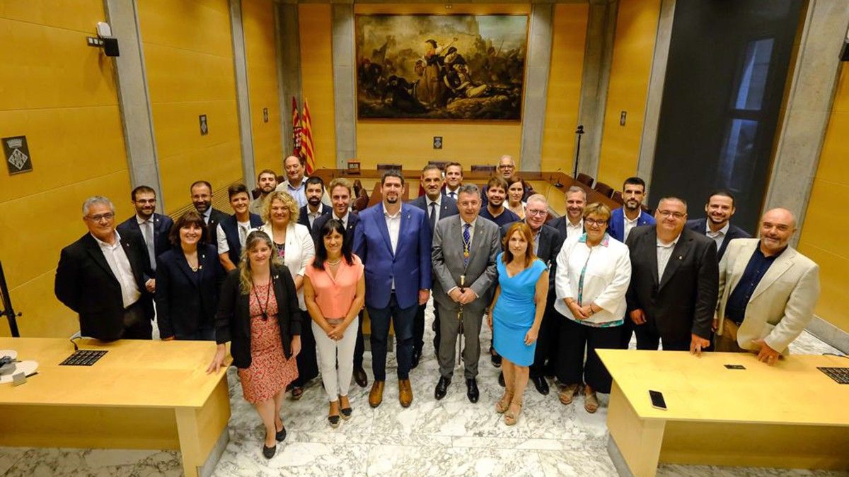 Tots els membres del nou ple de la Diputació de Girona