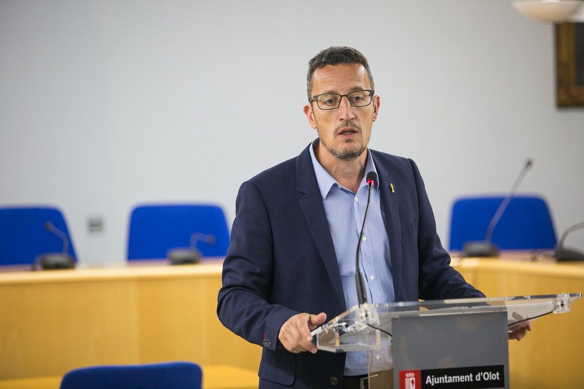 El regidor de Promoció Econòmica de l'Ajuntament d'Olot, Estanis Vayreda, va presentar els resultats del projecte.