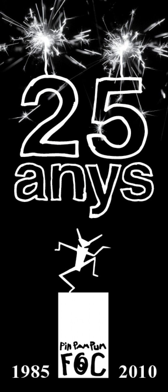El logo dels 25 anys de l'entitat olotina.