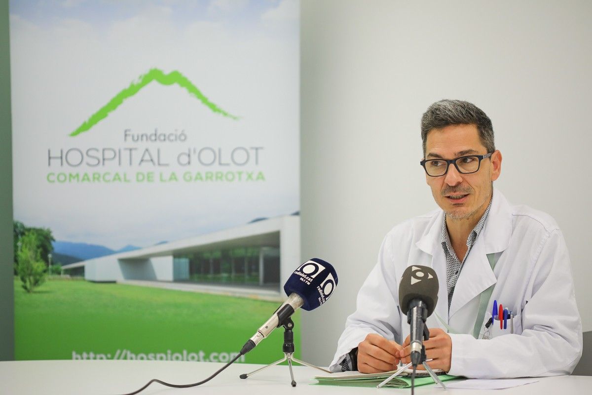 Jaume Heredia és el director mèdic de l'Hospital d'Olot i Comarcal de la Garrotxa.