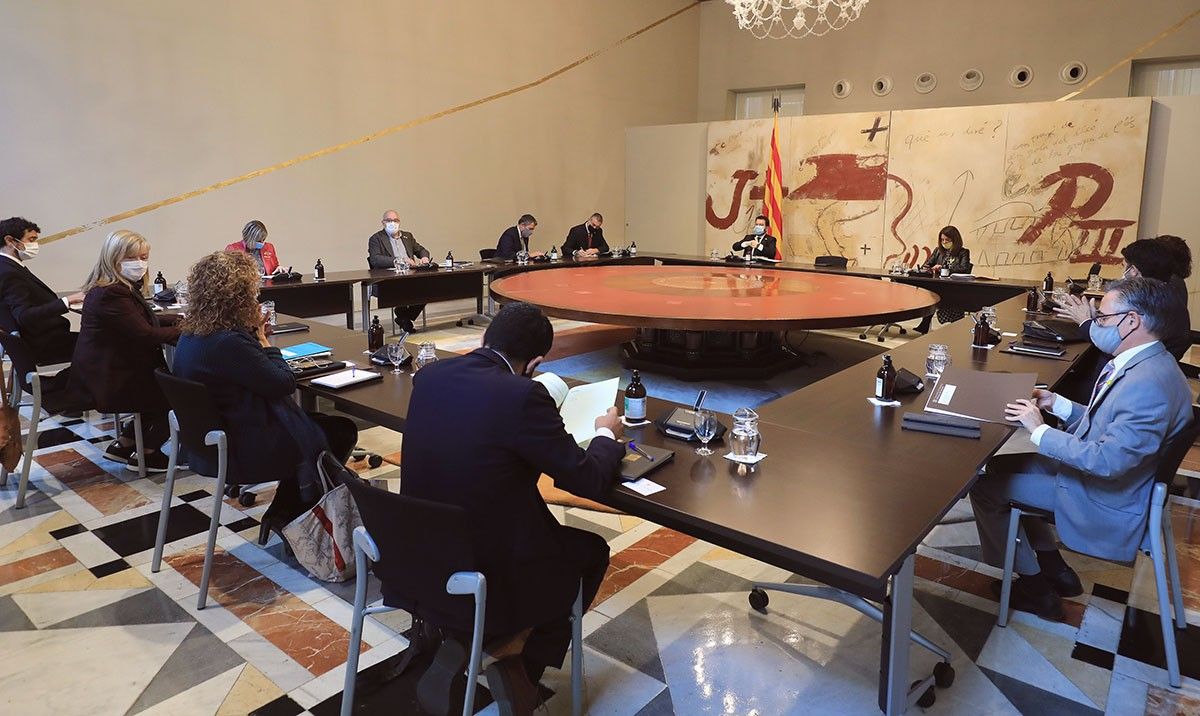 Reunió del Consell Executiu de la Generalitat.