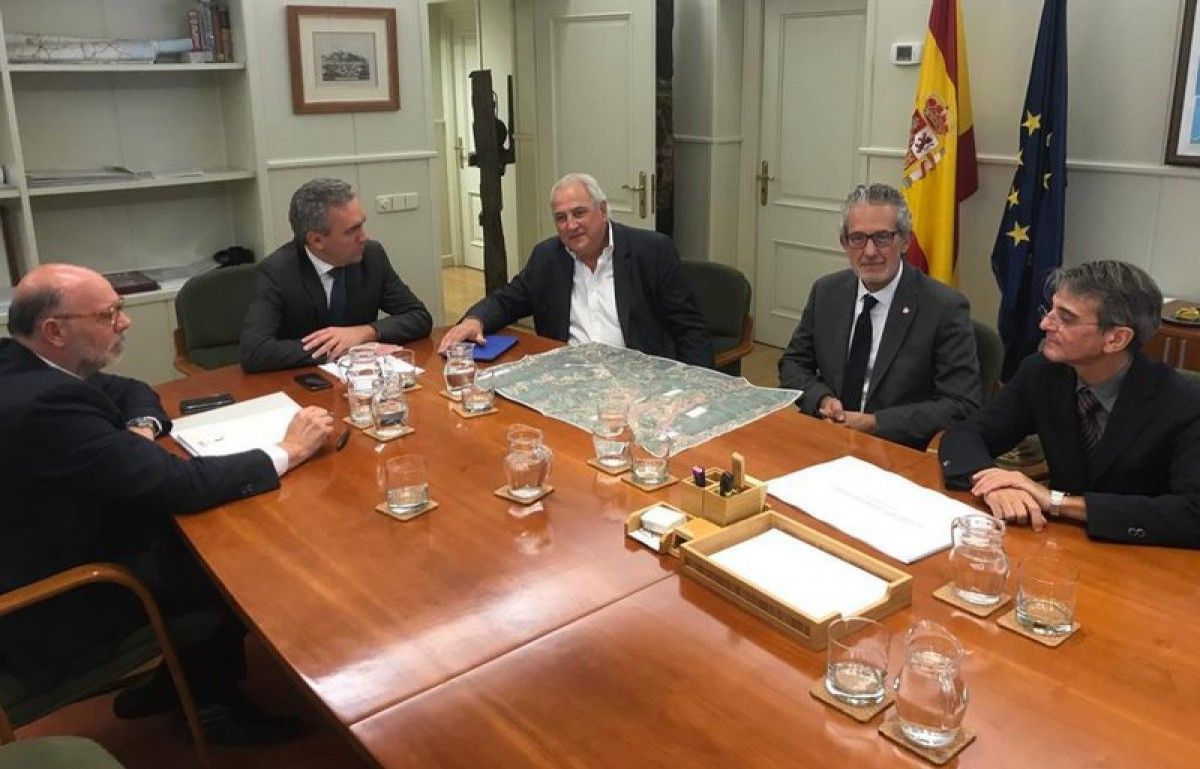L'alcalde d'Olot, aquest dimecres al Ministeri de Foment a Madrid