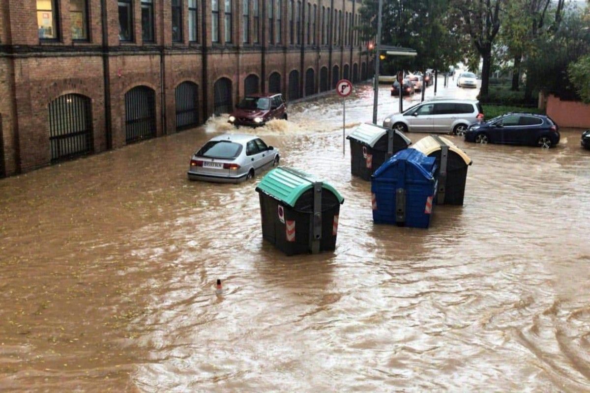 Inundacions a Rubí.