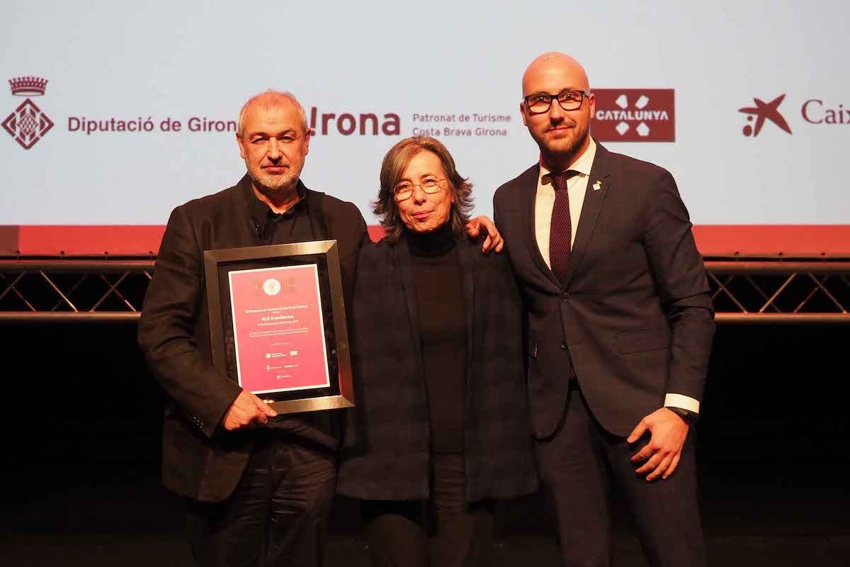 RCR Arquitectes amb el guardó del VII Premi G! especial Jordi Comas i Matamala.