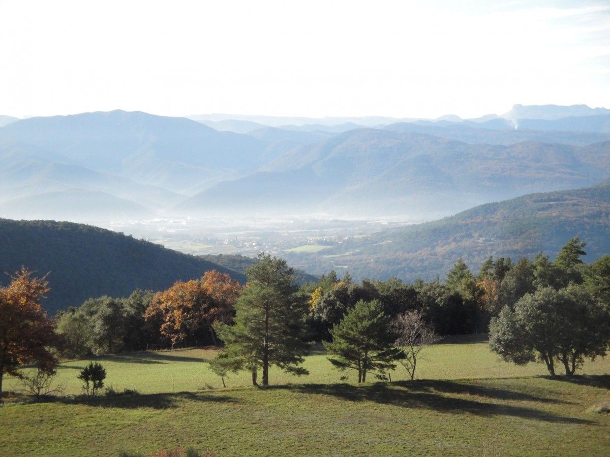 Paisatge natural de l'Alta Garrotxa.