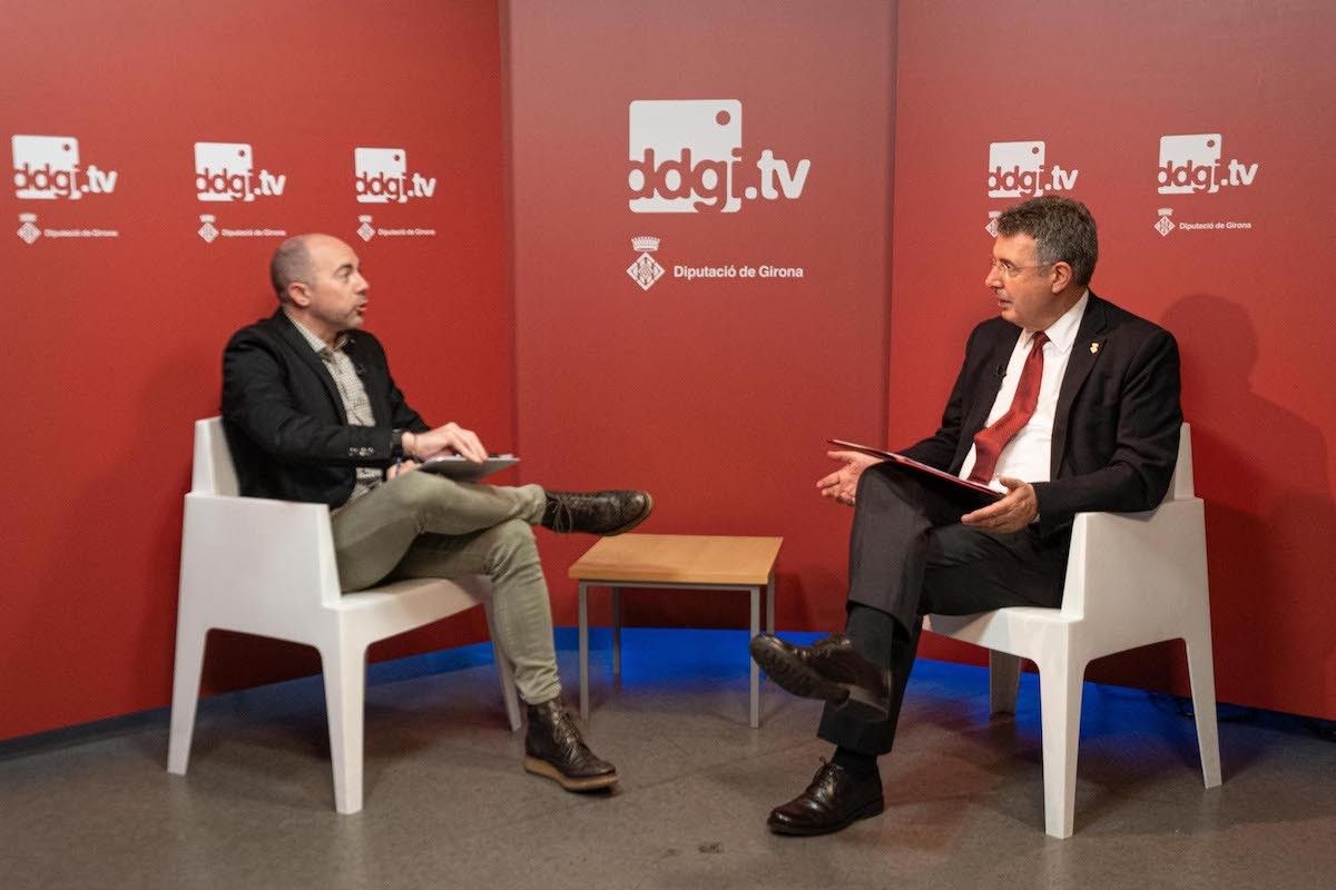 Entrevista del president de la Diputació de Girona, Miquel Noguer, al programa Ddgi.tv, que s’emet dijous, 6 de maig.