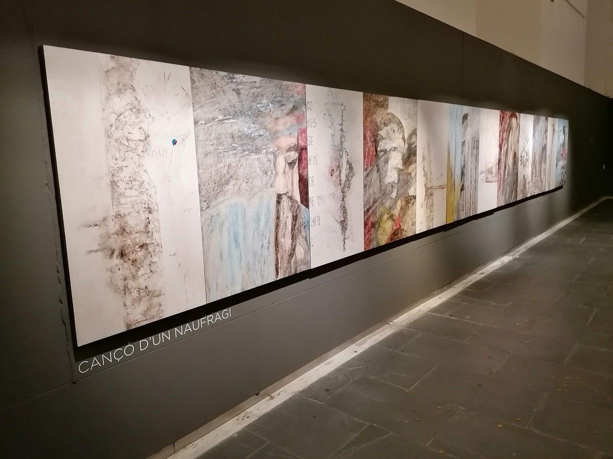 Tot a punt per a la inauguració dissabte de «Dibuix i desdibuix«, de Tate Lucena, al Museu de la Garrotxa