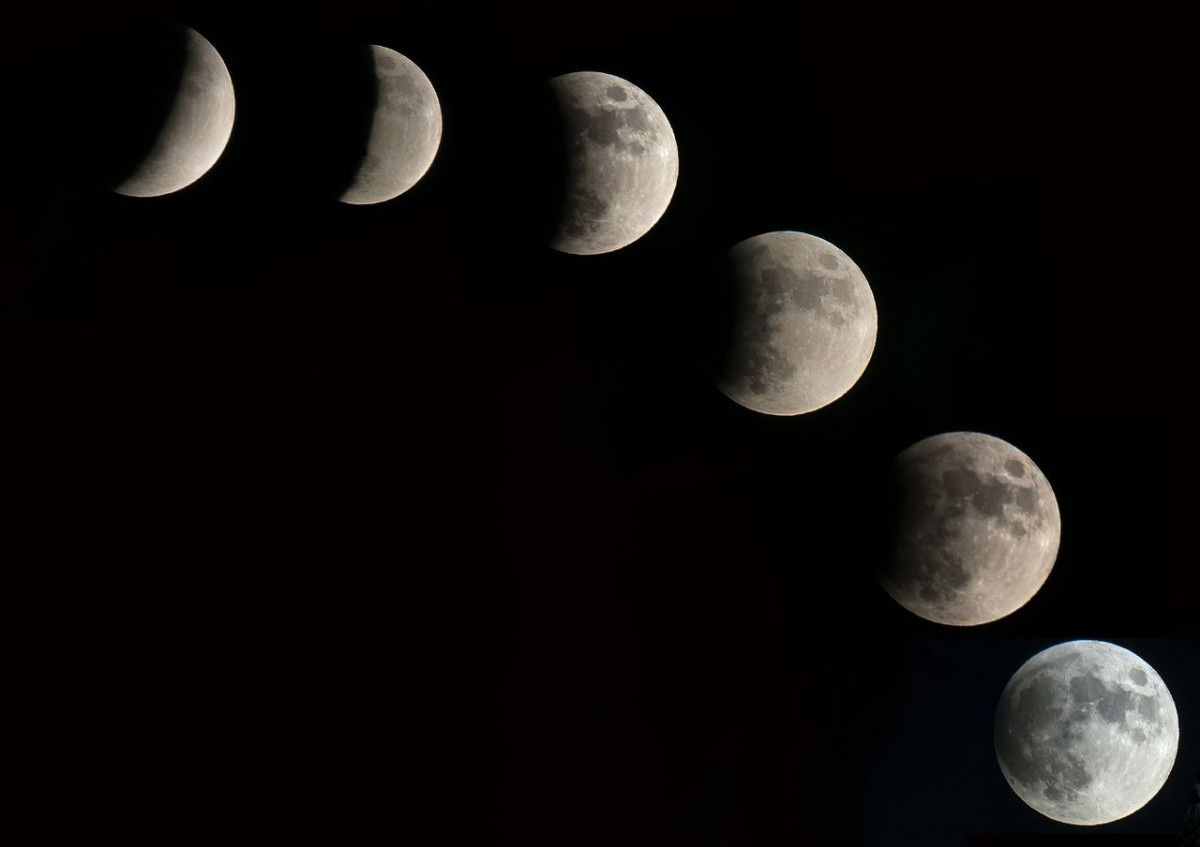 L'eclipsi parcial de Lluna, vist des de Catalunya.