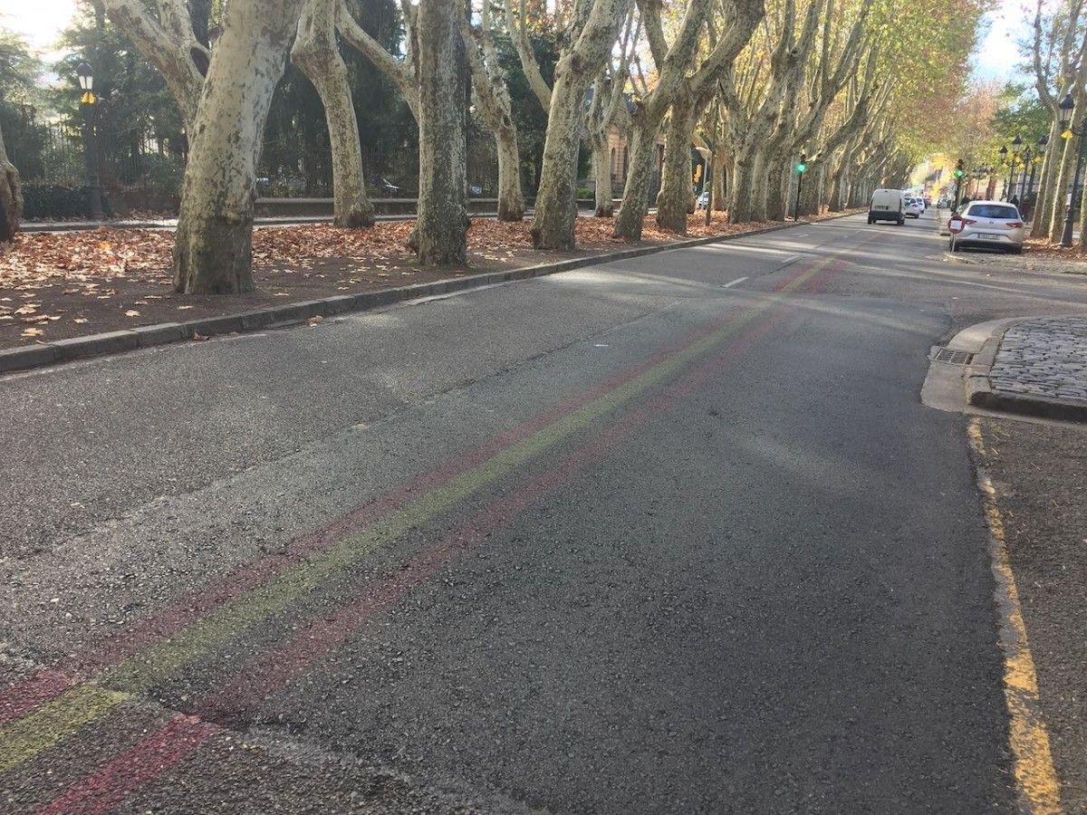 El passeig de Barcelona d'entrada i sortida d'Olot romandrà afectat pel nou asfaltatge.