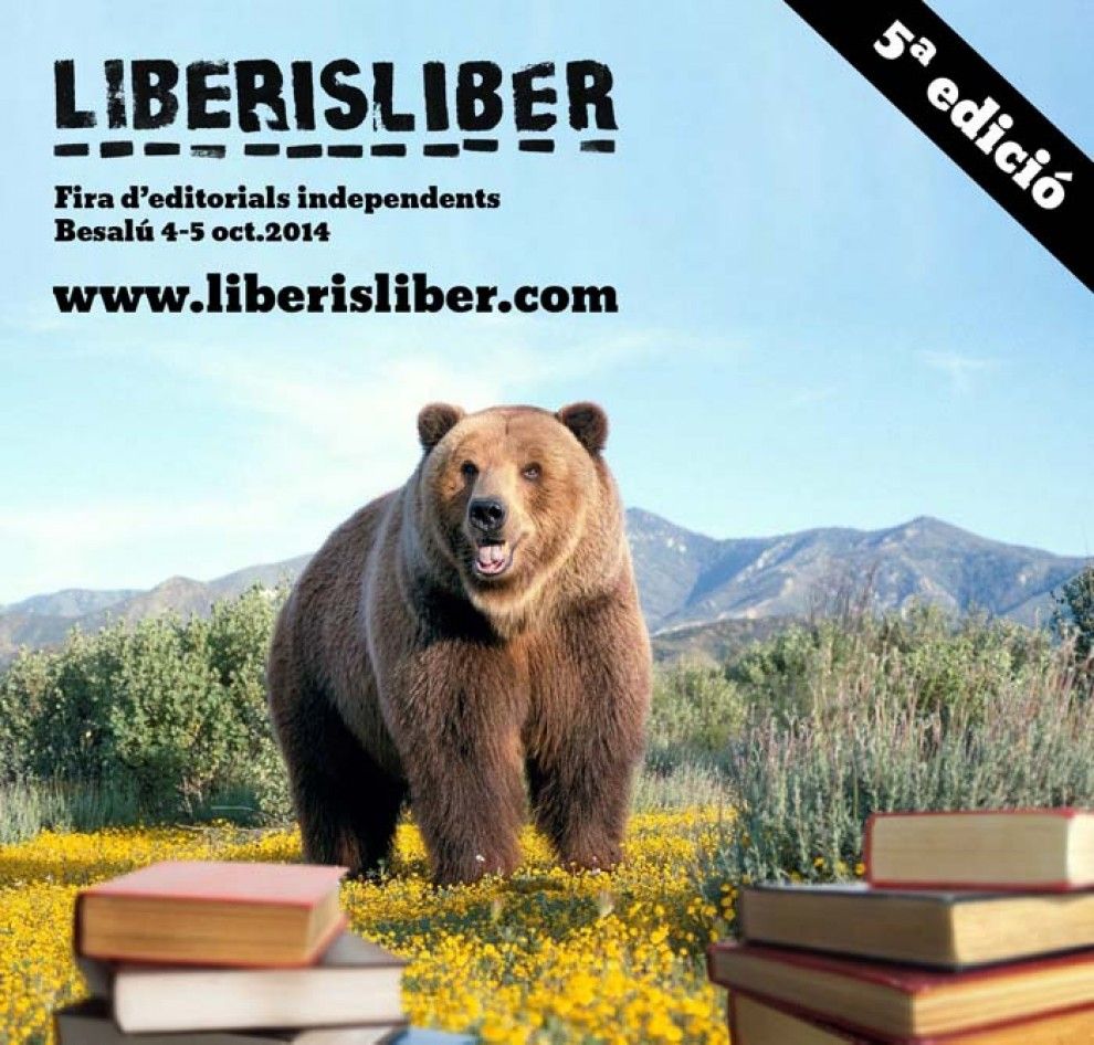 Cartell de la fira LiberisLiber 2014.