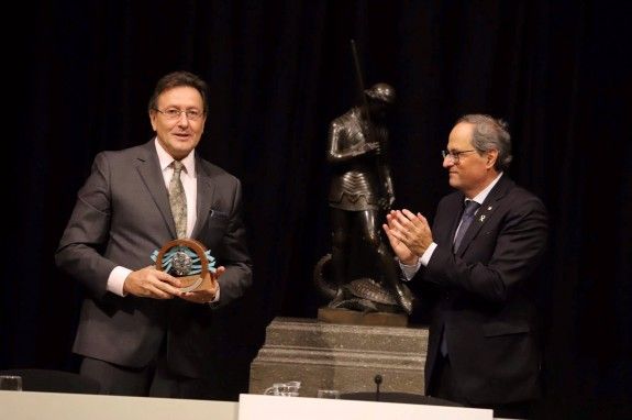 El president Torra ha posat en relleu el lideratge mundial i el compromís de Carlos M. Duarte amb la sostenibilitat del planeta.